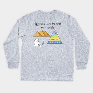 Grub pyramid Kids Long Sleeve T-Shirt